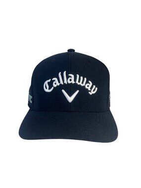 Callaway Golf Hat Black New Adjustable Chrome Tour Odyssey Logo